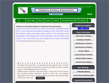 Tablet Screenshot of cheshirearchery.org